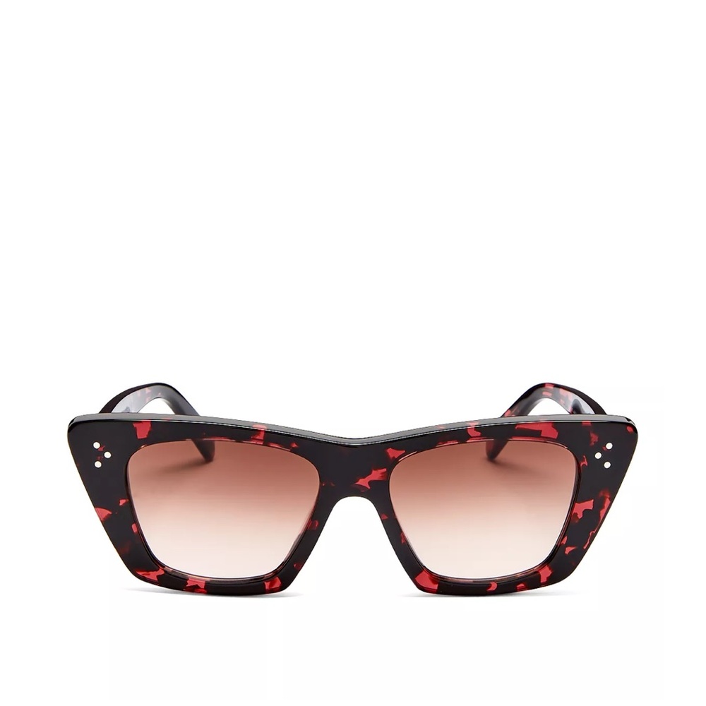 Celine Bold 3 Dots Cat Eye Tortoiseshell Sunglasses